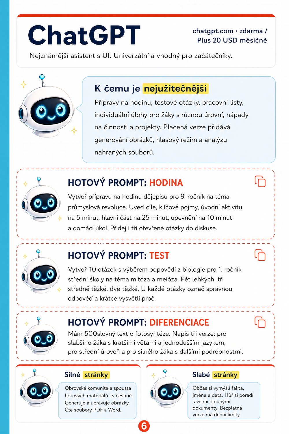 Příručka nástrojů UI pro učitele — strana 3