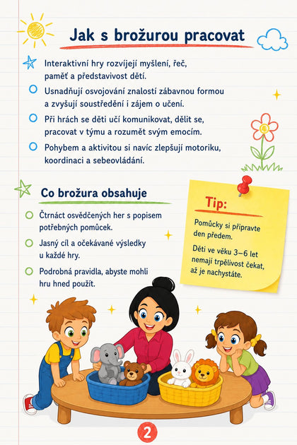 Interaktivní hry v mateřské škole — strana zevnitř