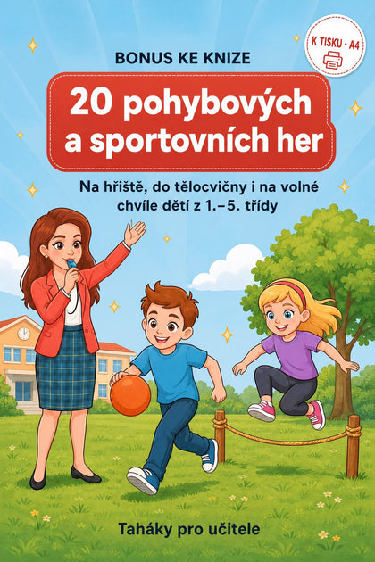 20 pohybových a sportovních her — obálka