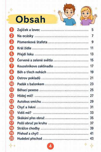 20 pohybových a sportovních her — strana zevnitř